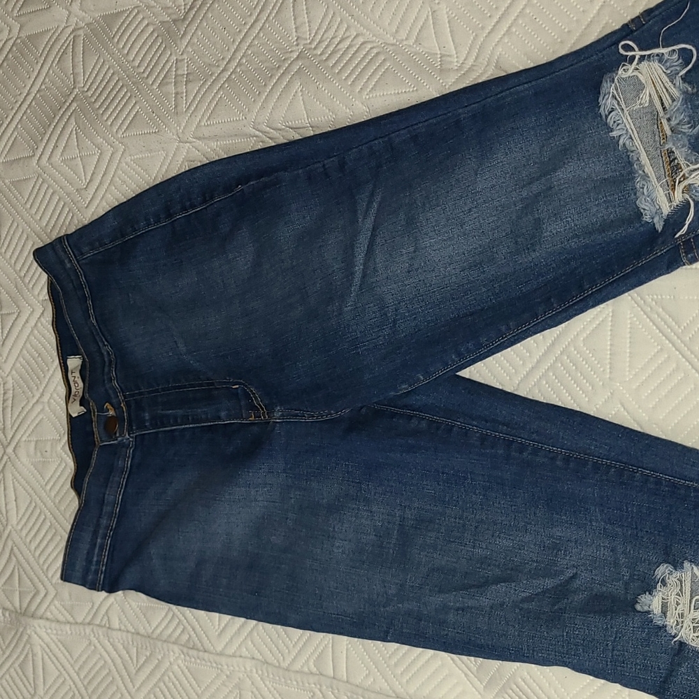 VIBRANT Flare Ripped Jeans - Picture 4 of 6